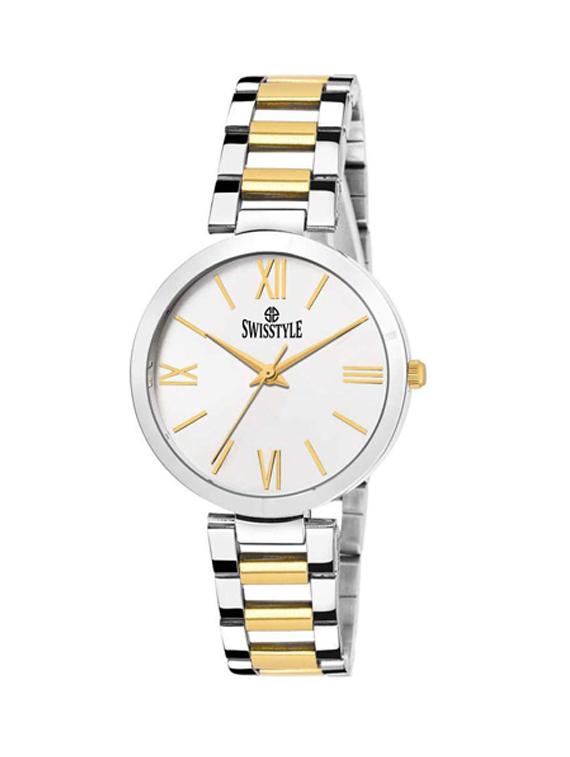 swisstyle dial white analogue watches for women-ss-lr207-wht-gld (1) - 16834653 - Zoom Image - 1