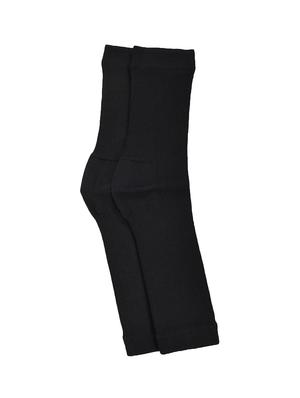 black cotton knee length socks - 16834656 - Standard Image - 2