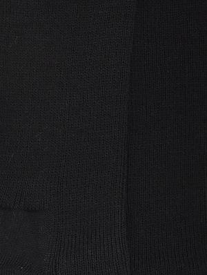 black cotton knee length socks - 16834656 - Standard Image - 3