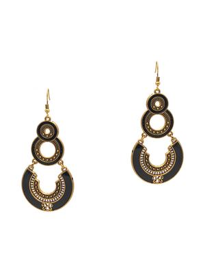 black metal drop earring - 16834743 - Standard Image - 2