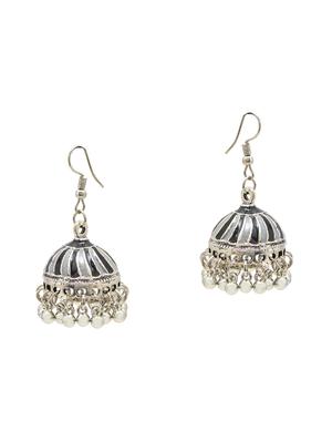 multi colored metal jhumka earring - 16834830 - Standard Image - 2
