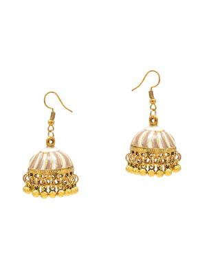multi colored metal jhumka earring - 16834834 - Standard Image - 2