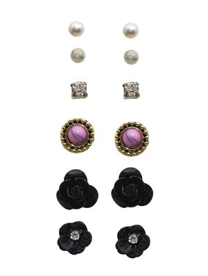 multi colored metal combo's. earring - 16834934 - Standard Image - 2