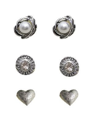 multi colored metal combo's. earring - 16834934 - Standard Image - 3