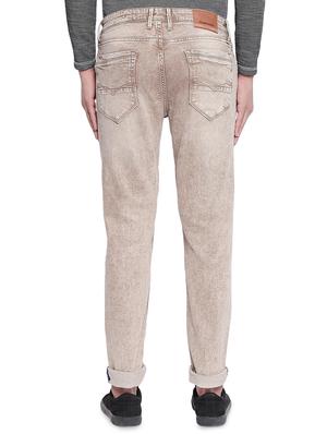 brown heavy washed jeans - 16834938 - Standard Image - 3