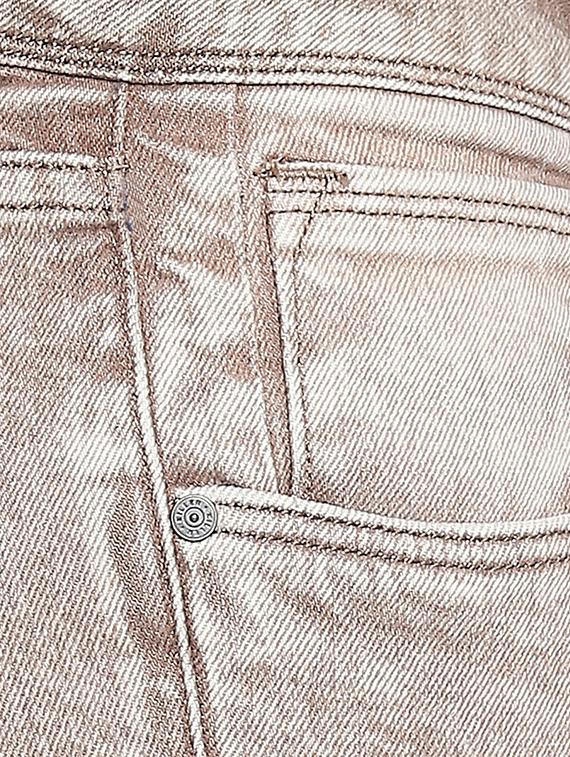 brown heavy washed jeans - 16834938 - Zoom Image - 5