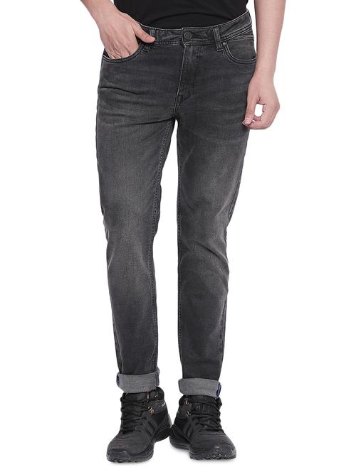 black light washed denim jeans - 16834940 - Standard Image - 1