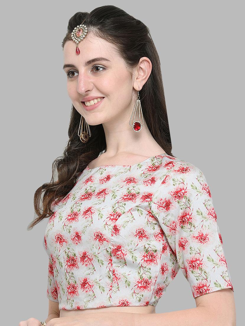 floral printed blouse - 16835018 - Zoom Image - 2