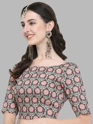 ethnic motif printed blouse - 16835020 - Standard Image - 2