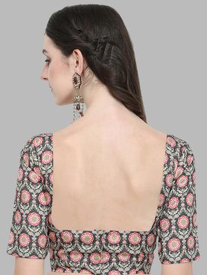 ethnic motif printed blouse - 16835020 - Standard Image - 3