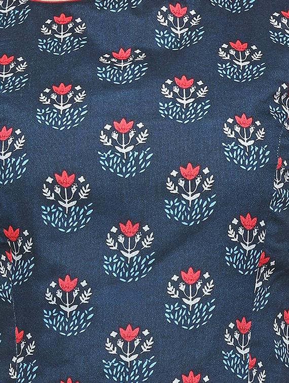 floral printed blouse - 16835021 - Zoom Image - 4