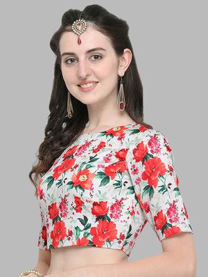 floral printed blouse - 16835023 - Standard Image - 2
