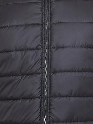 black solid quilted jacket - 16835344 - Standard Image - 5