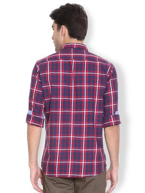 blue checkered casual shirt - 16835397 - Standard Image - 2