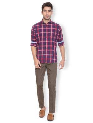 blue checkered casual shirt - 16835397 - Standard Image - 3