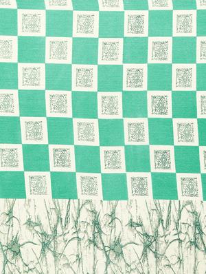 checkered printed saree with blouse - 16835577 - Standard Image - 4