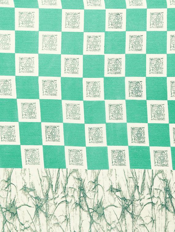 checkered printed saree with blouse - 16835577 - Zoom Image - 4