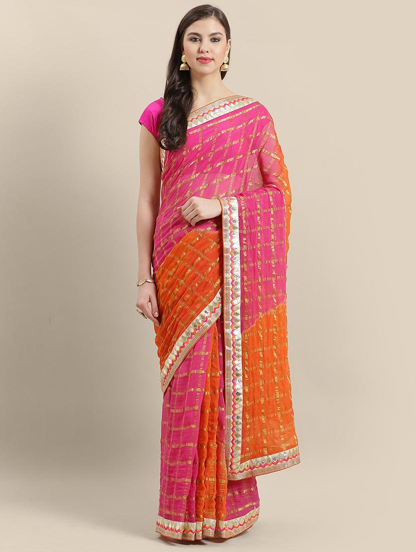 zari banarasi saree with blouse - 16835590 - Zoom Image - 1