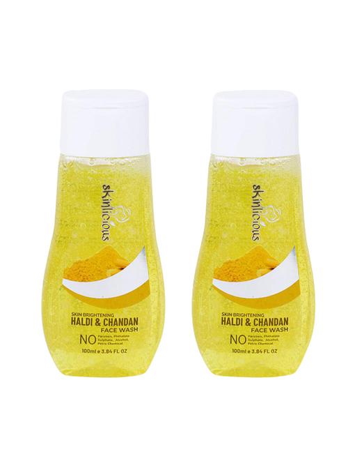 skinlicious haldi & chandan face wash (100ml each) - 16835851 - Very Small Image - 1