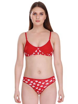 set of 3 bow patch bras and panty set - 16835888 - Standard Image - 4