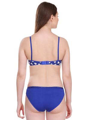 set of 3 bow patch bras and panty set - 16835888 - Standard Image - 7