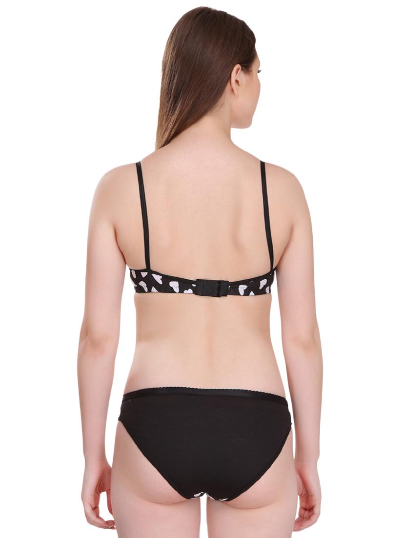 set of 3 bow patch bras and panty set - 16835888 - Zoom Image - 3