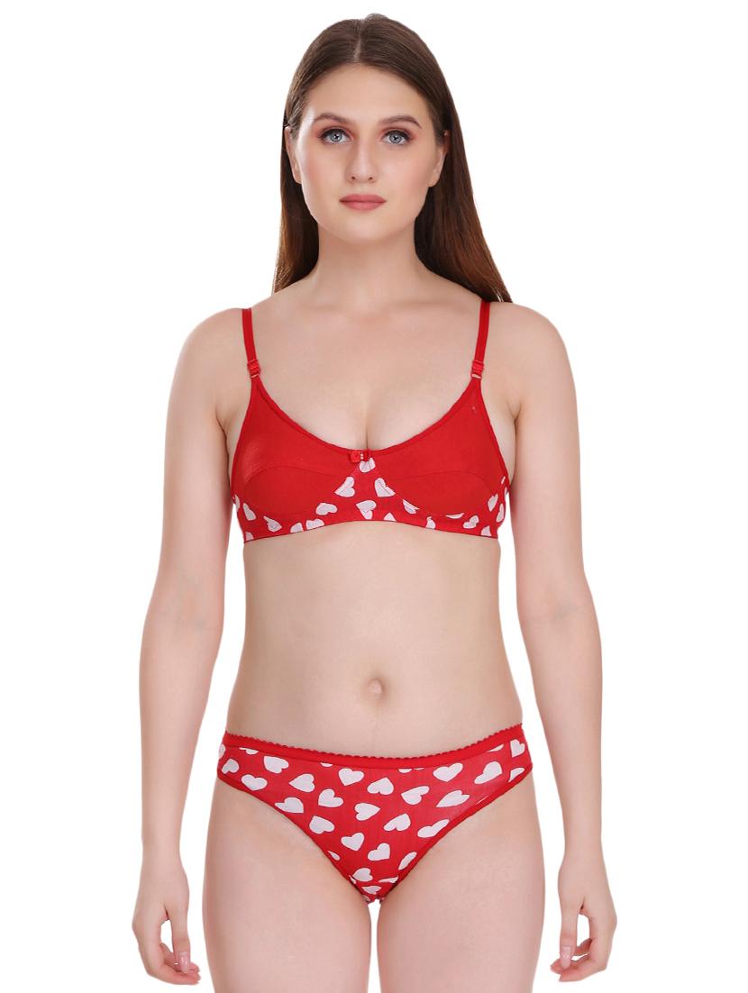 set of 3 bow patch bras and panty set - 16835888 - Zoom Image - 4