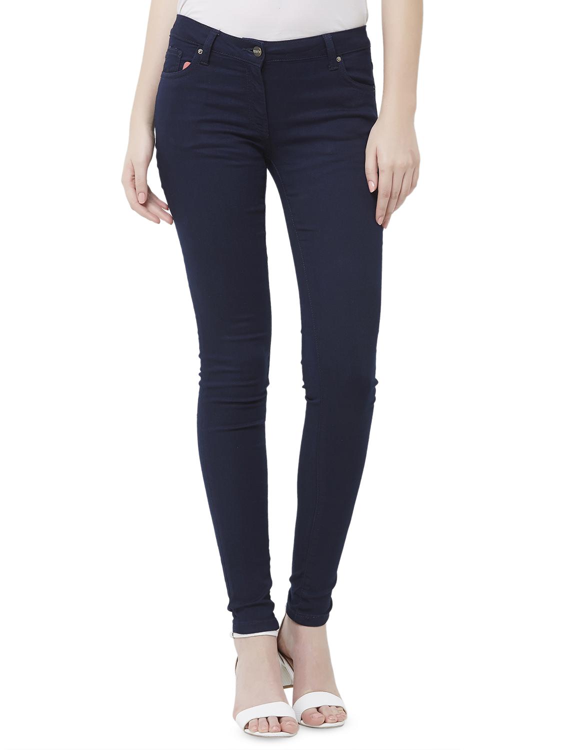 high rise solid jeans - 16835894 - Zoom Image - 1