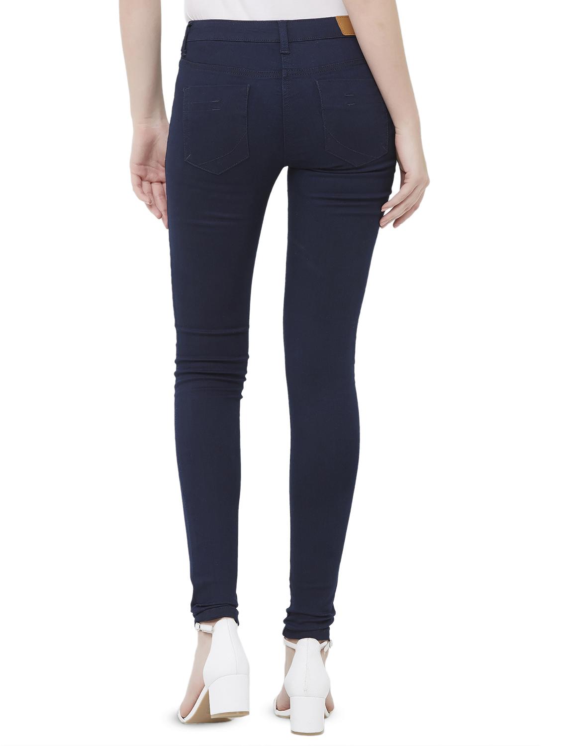 high rise solid jeans - 16835894 - Zoom Image - 3