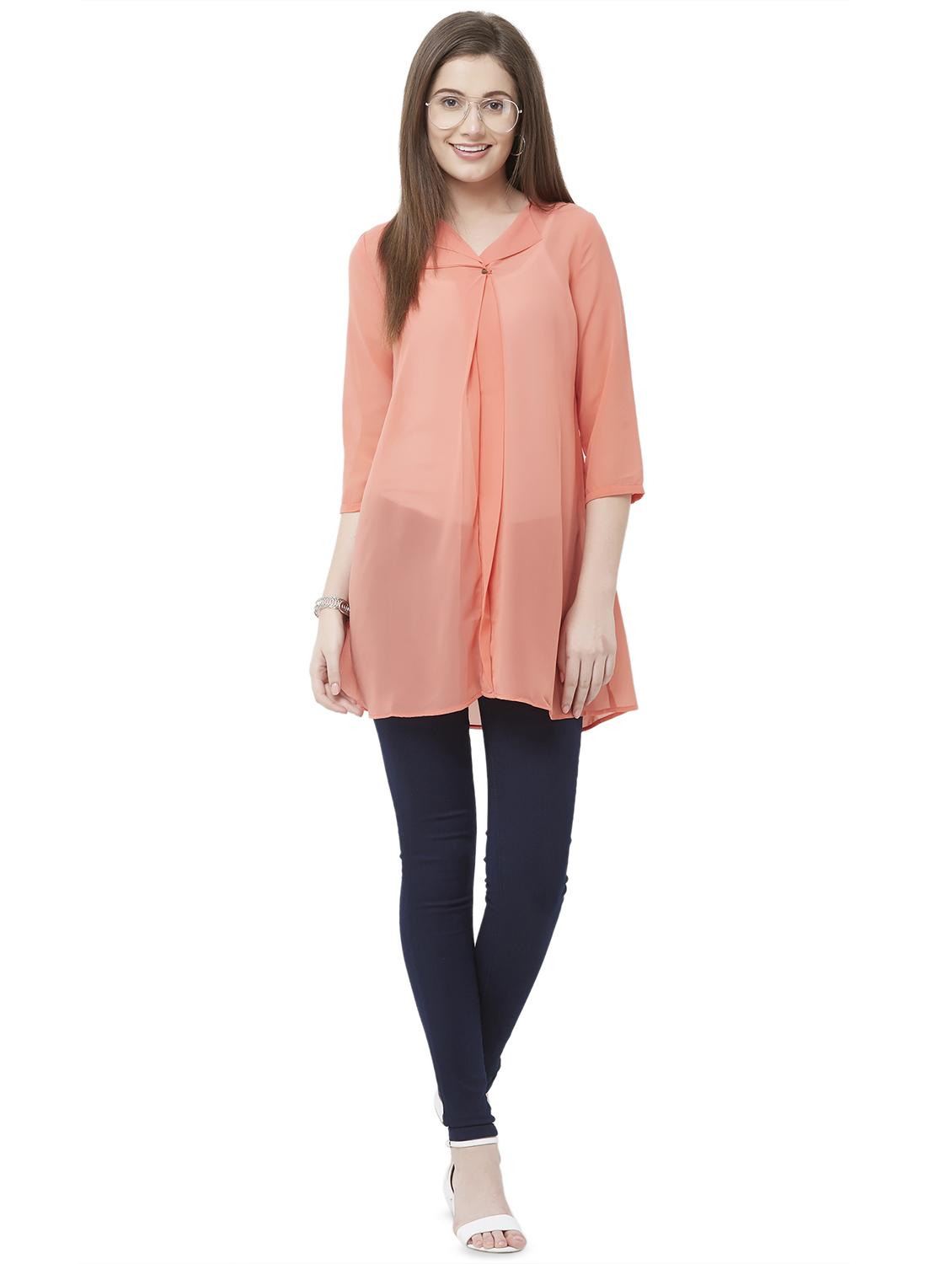 high rise solid jeans - 16835894 - Zoom Image - 4