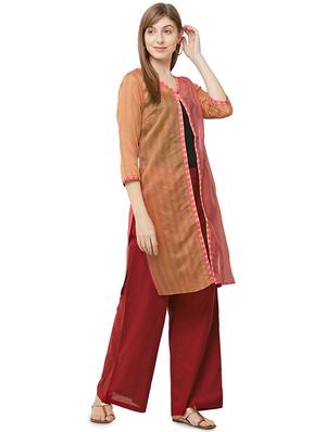 solid straight palazzo - 16835909 - Standard Image - 4
