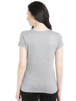 round neck solid tee - 16835914 - Standard Image - 3
