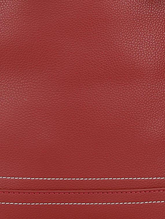 maroon leatherette combo handbag - 16835996 - Zoom Image - 5