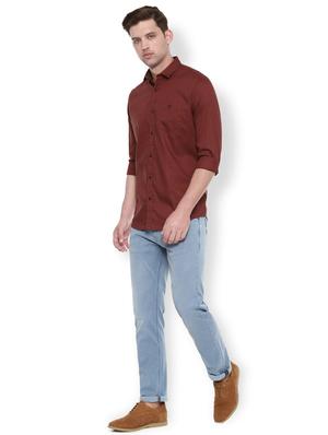 brown printed casual shirt - 16836096 - Standard Image - 3