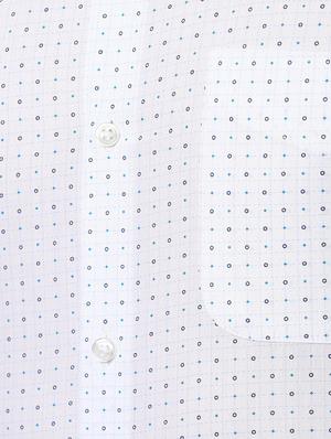white printed formal shirt - 16836289 - Standard Image - 5
