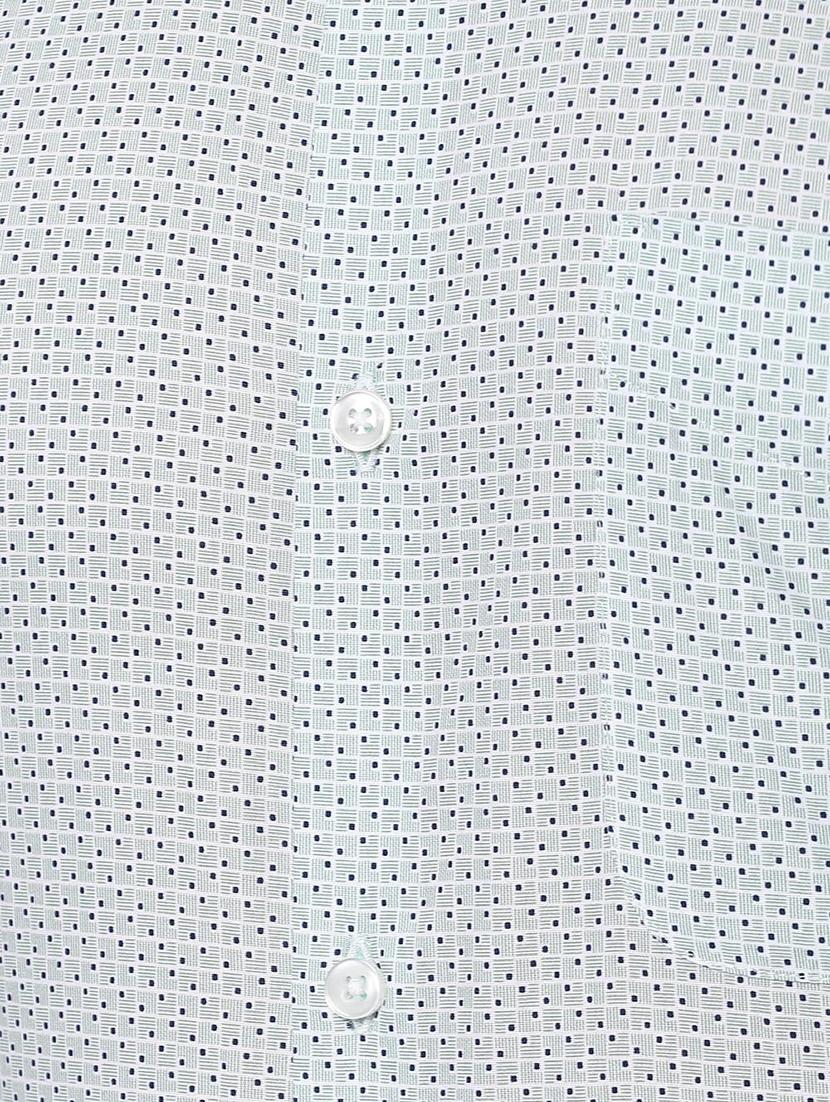 blue printed formal shirt - 16836306 - Zoom Image - 5