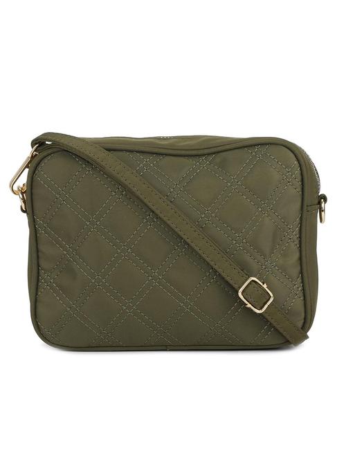 olive polyester regular sling bag - 16836317 - Standard Image - 1