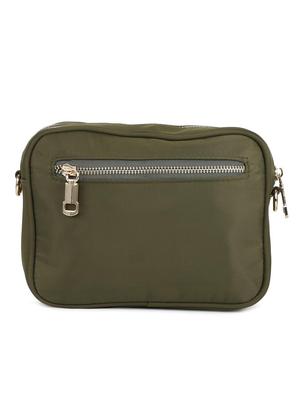 olive polyester regular sling bag - 16836317 - Standard Image - 2
