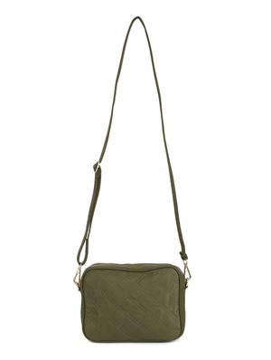 olive polyester regular sling bag - 16836317 - Standard Image - 5