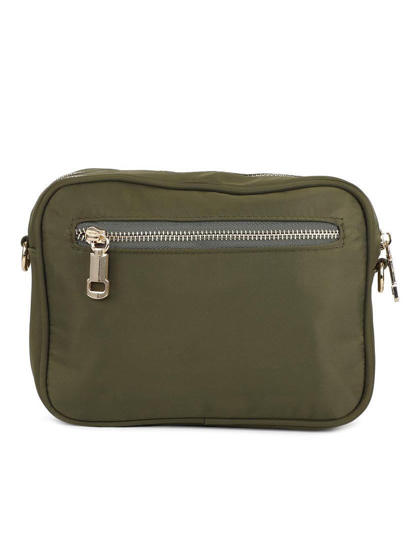 olive polyester regular sling bag - 16836317 - Zoom Image - 2