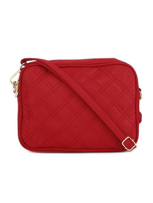 red polyester regular sling bag - 16836321 - Standard Image - 1