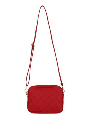 red polyester regular sling bag - 16836321 - Standard Image - 5