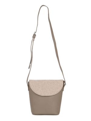beige leatherette regular sling bag - 16836322 - Standard Image - 5