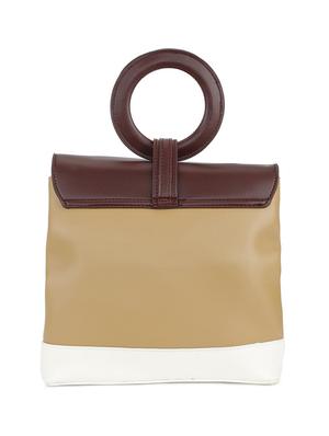 brown leatherette regular sling bag - 16836323 - Standard Image - 2
