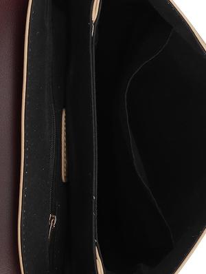 brown leatherette regular sling bag - 16836323 - Standard Image - 3