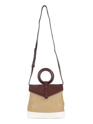 brown leatherette regular sling bag - 16836323 - Standard Image - 5