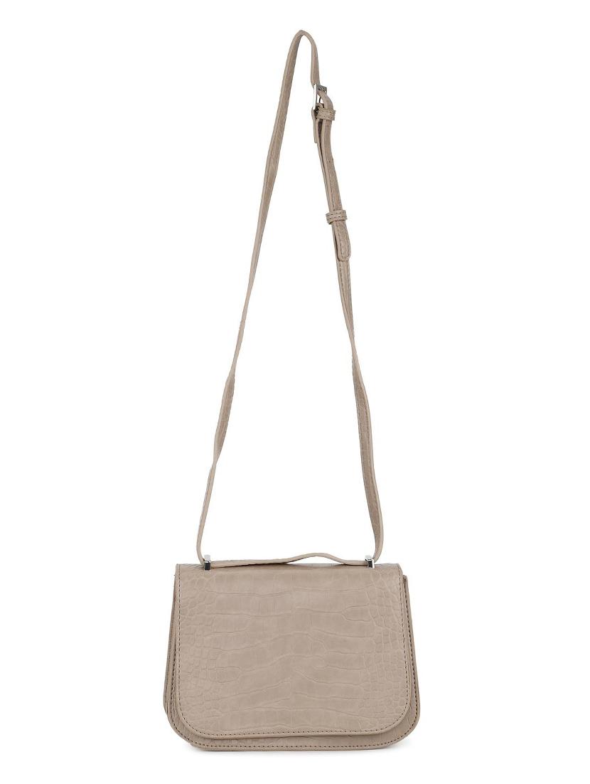 beige leatherette regular sling bag - 16836324 - Zoom Image - 5