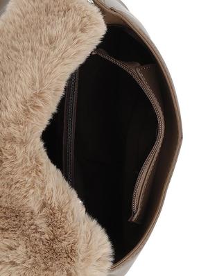 brown leatherette regular sling bag - 16836326 - Standard Image - 3