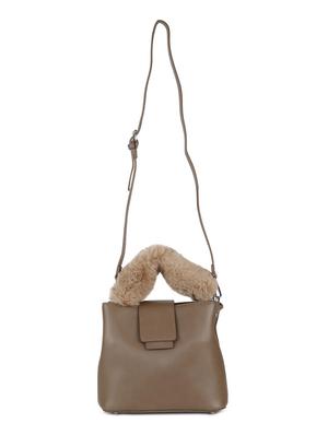 brown leatherette regular sling bag - 16836326 - Standard Image - 5