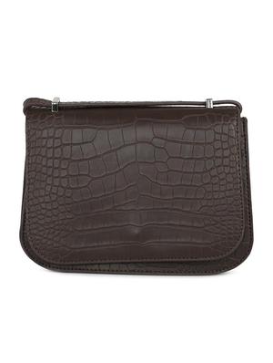 brown leatherette regular sling bag - 16836329 - Standard Image - 4